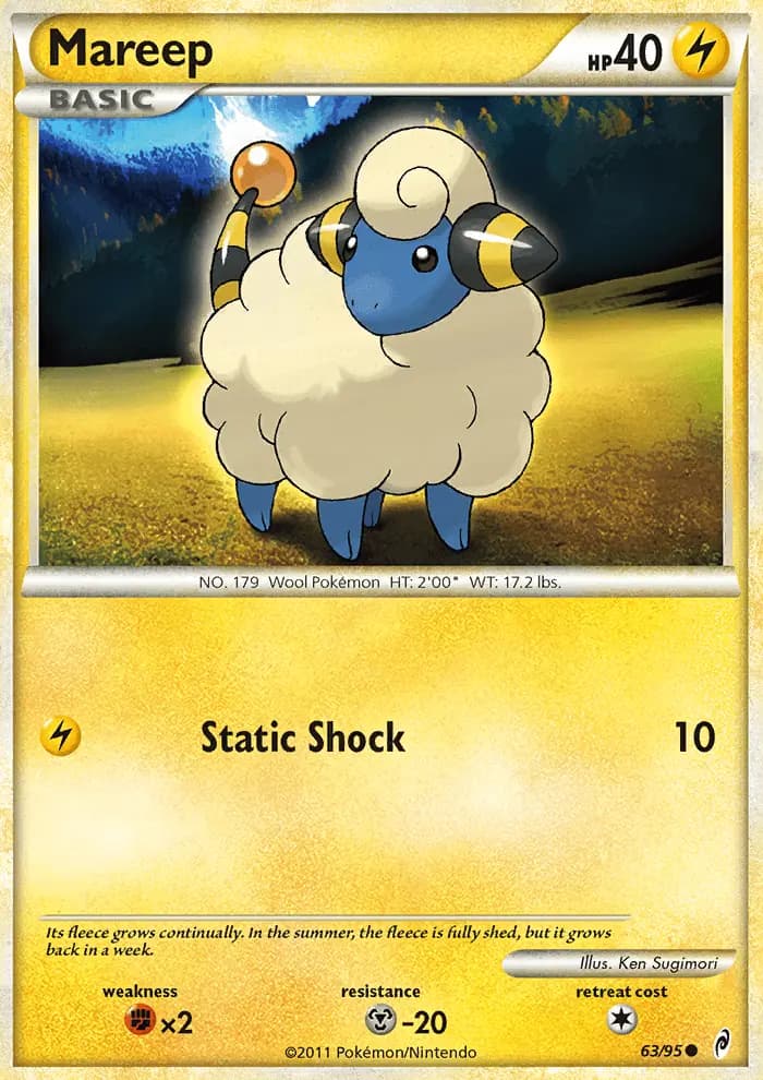 Mareep — Call of Legends card #63