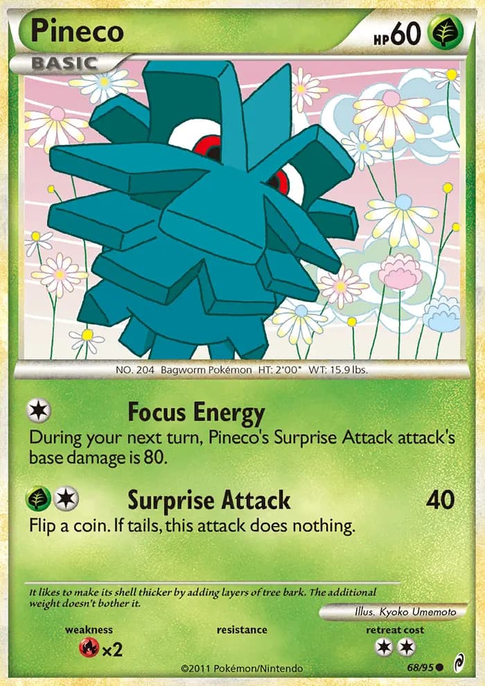 Pineco — Call of Legends card #68