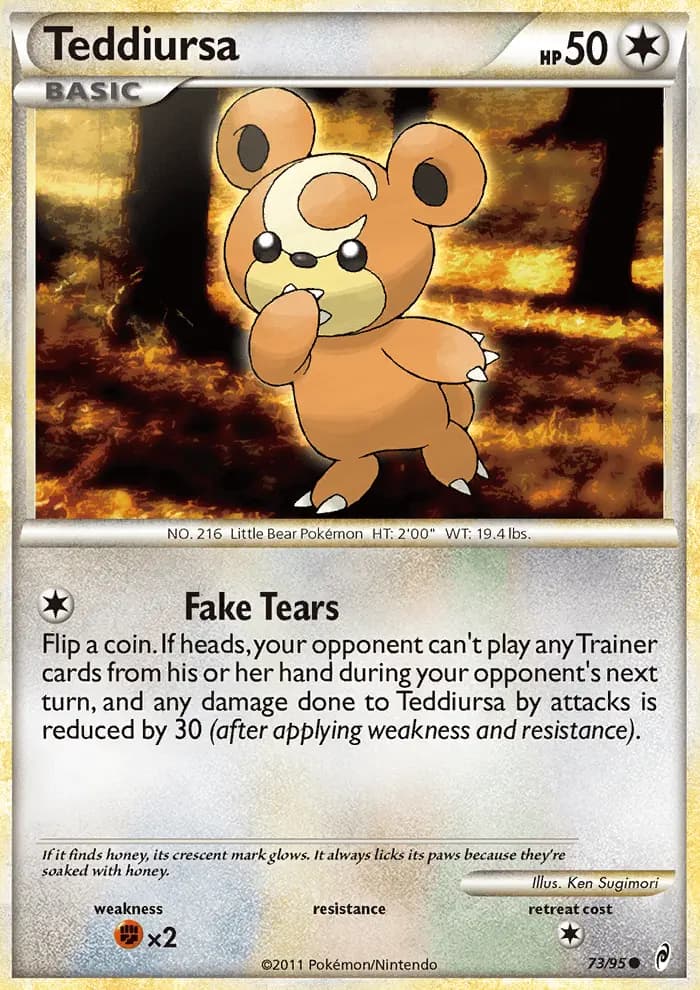 Teddiursa — Call of Legends card #73