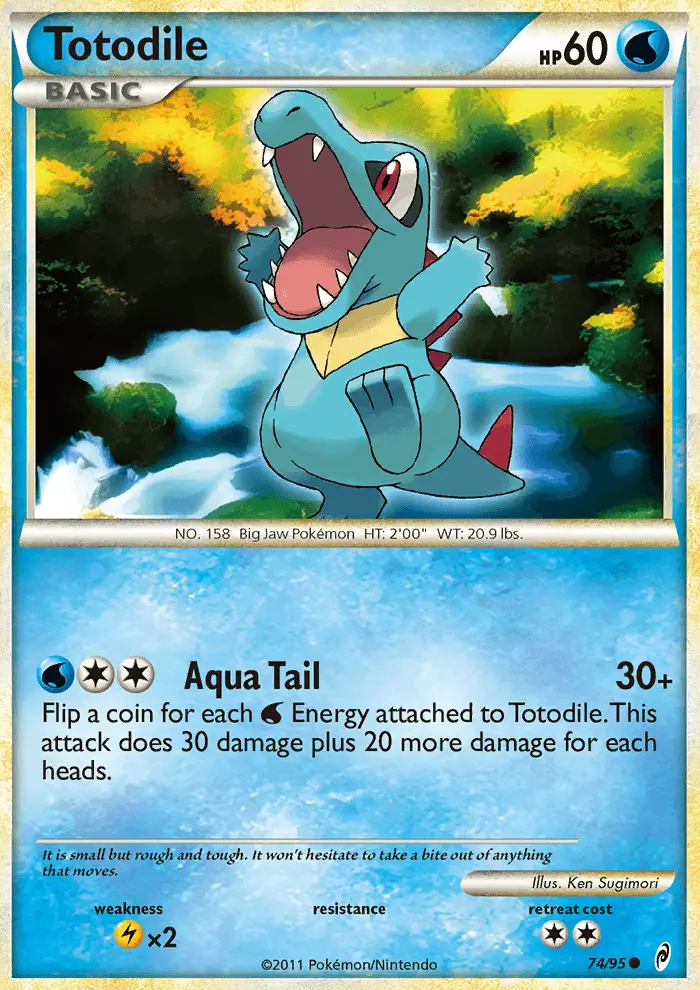 Totodile — Call of Legends card #74