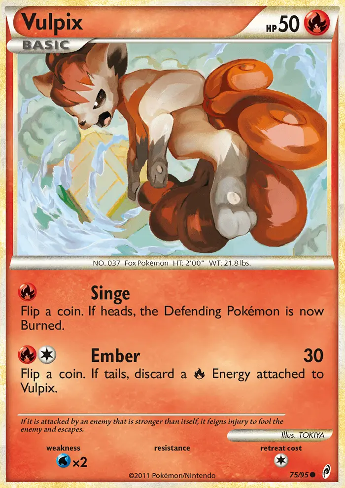 Vulpix — Call of Legends card #75