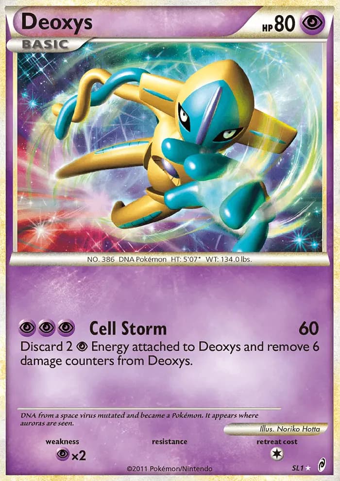 Deoxys — Call of Legends card #SL1