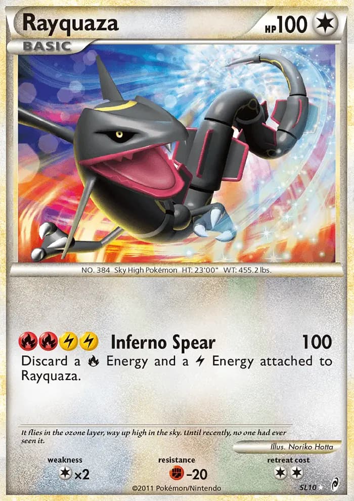 Rayquaza — Call of Legends card #SL10
