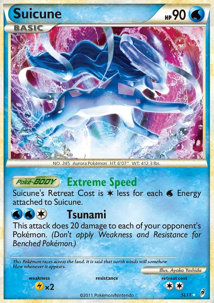 Suicune — Call of Legends card #SL11