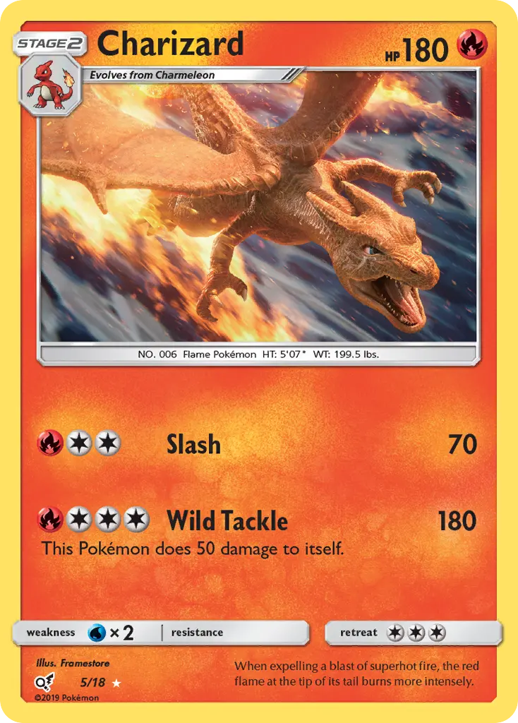 Charizard — Detective Pikachu card #5