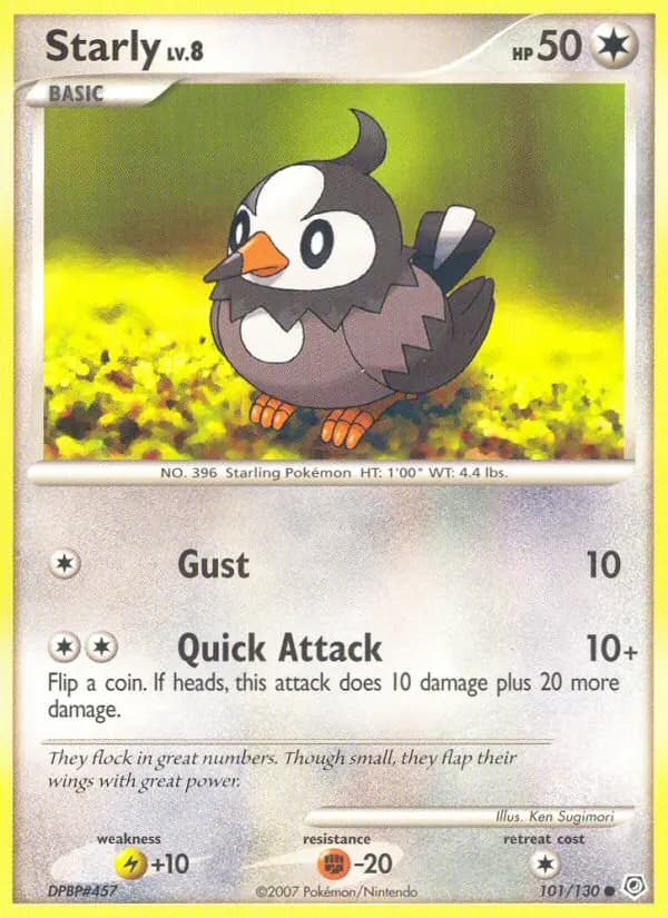 Starly — Diamond & Pearl card #101