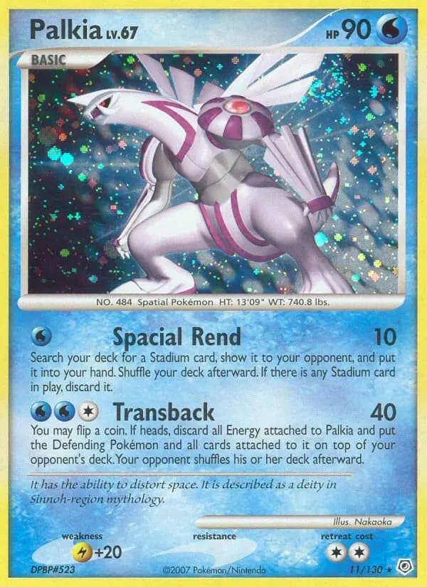 Palkia — Diamond & Pearl card #11