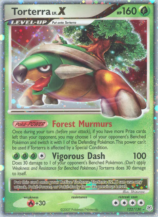 Torterra — Diamond & Pearl card #122