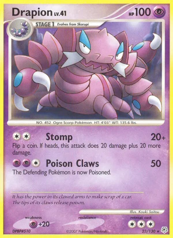 Drapion — Diamond & Pearl card #23