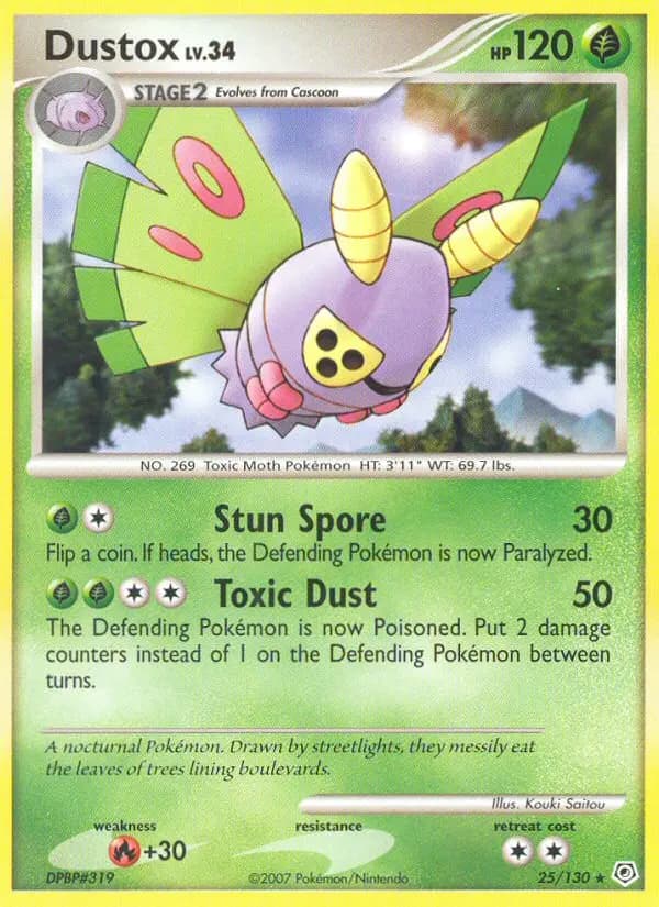 Dustox — Diamond & Pearl card #25