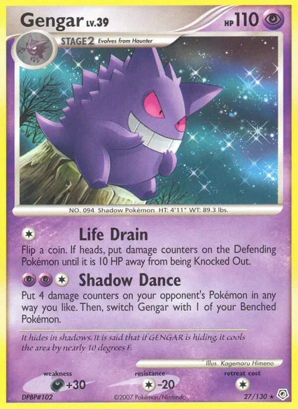 Gengar — Diamond & Pearl card #27