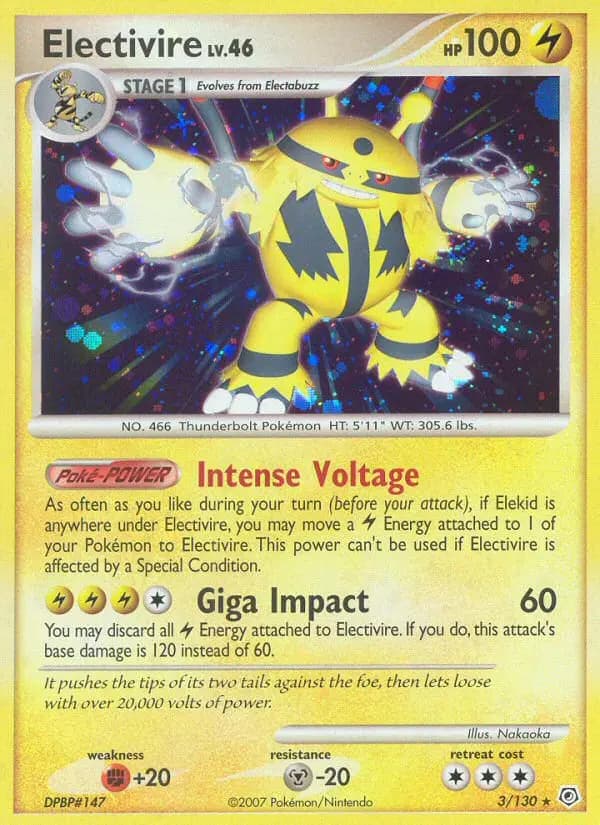 Electivire — Diamond & Pearl card #3