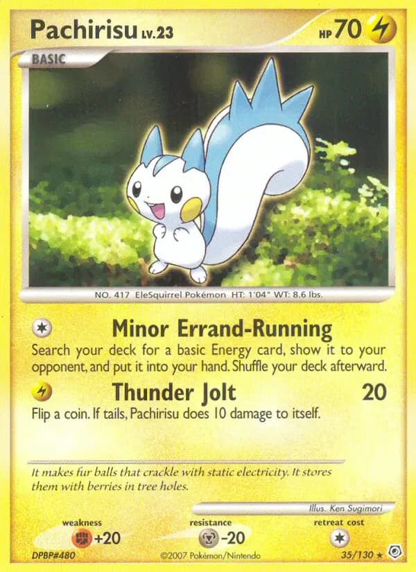 Pachirisu — Diamond & Pearl card #35