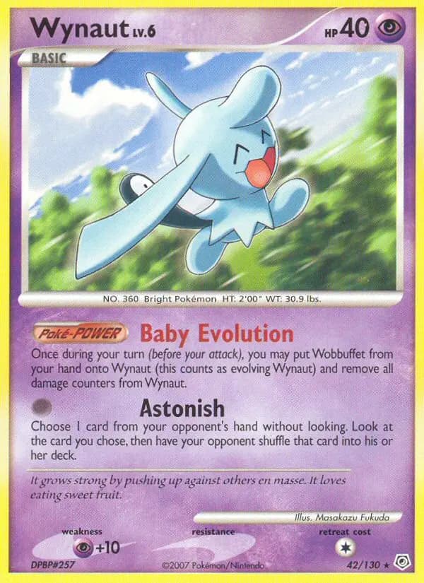 Wynaut — Diamond & Pearl card #42