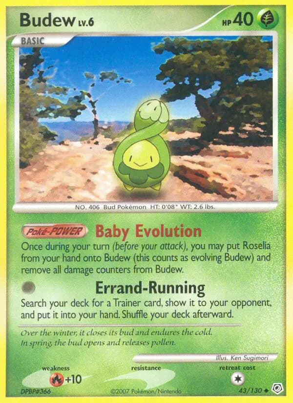 Budew — Diamond & Pearl card #43