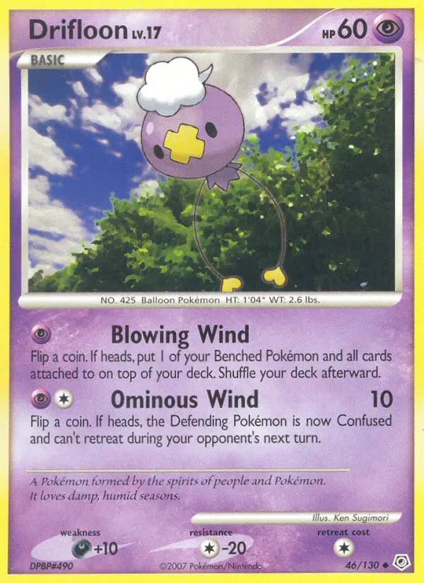 Drifloon — Diamond & Pearl card #46