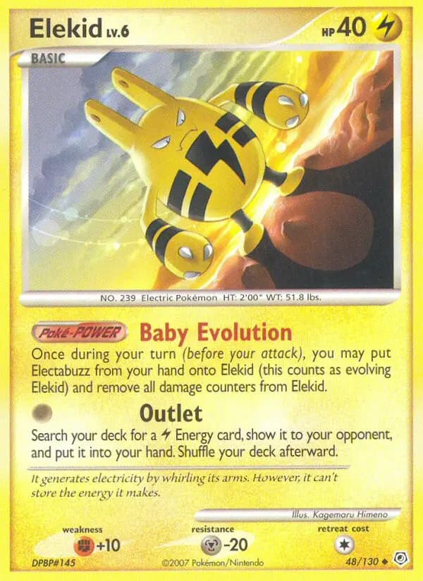 Elekid — Diamond & Pearl card #48