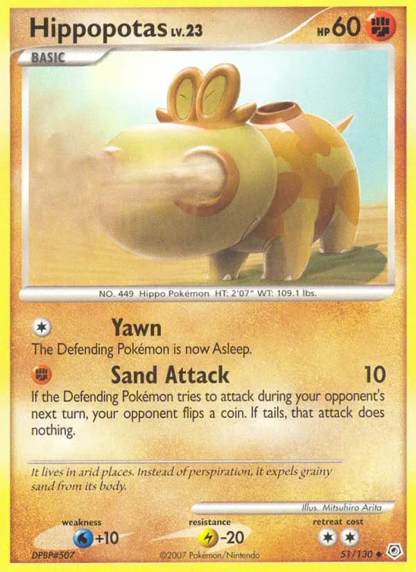 Hippopotas — Diamond & Pearl card #51