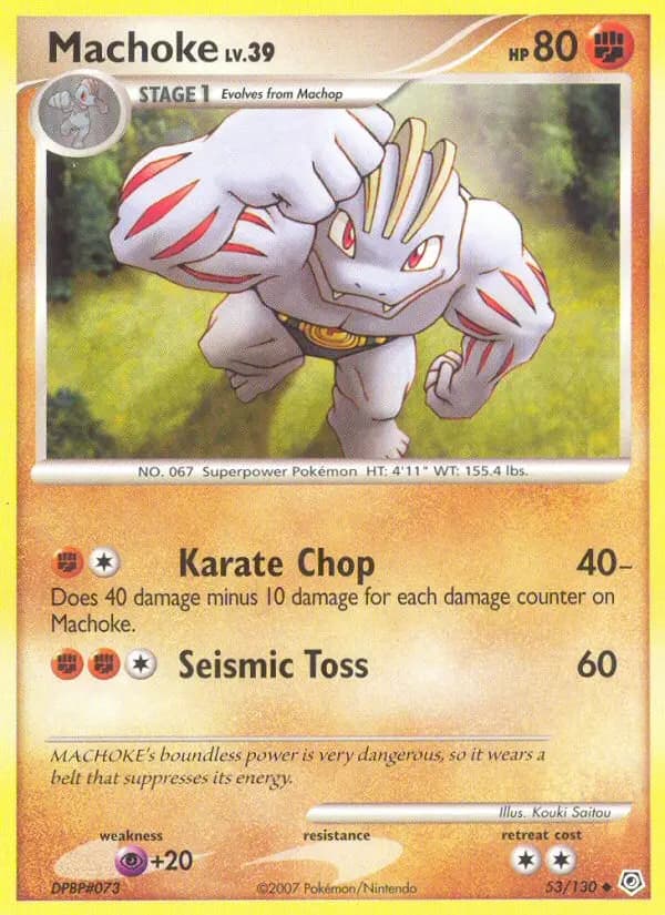 Machoke — Diamond & Pearl card #53