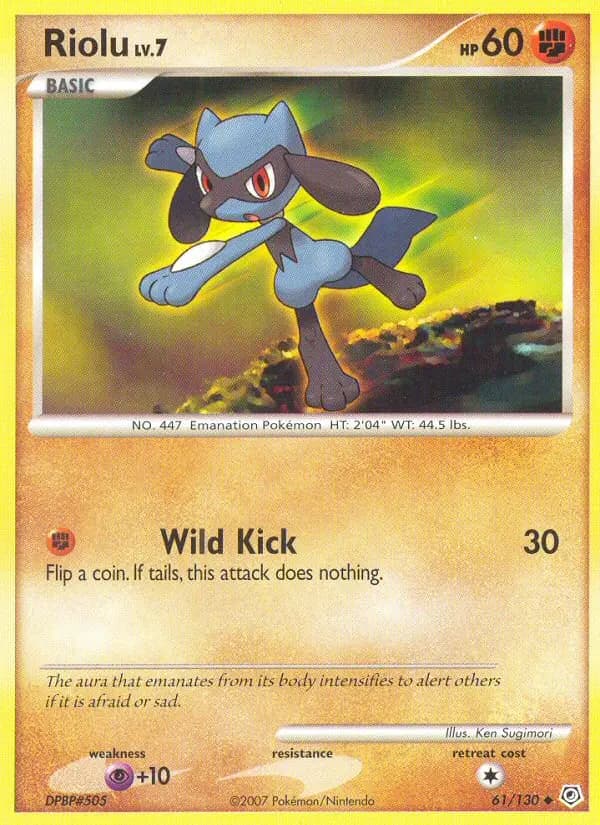Riolu — Diamond & Pearl card #61