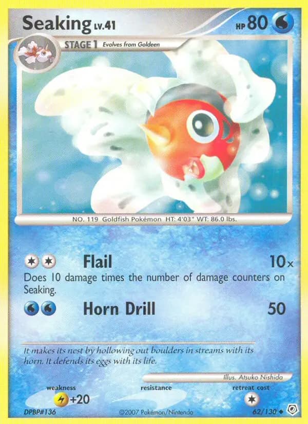Seaking — Diamond & Pearl card #62