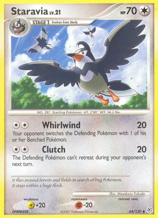 Staravia — Diamond & Pearl card #64