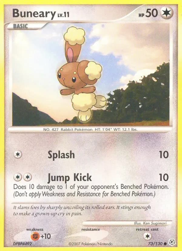 Buneary — Diamond & Pearl card #73