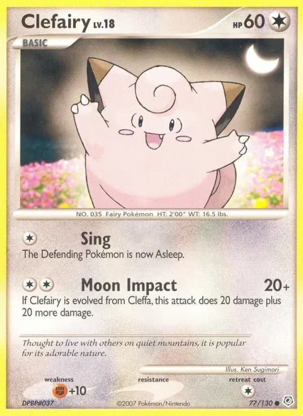 Clefairy — Diamond & Pearl card #77