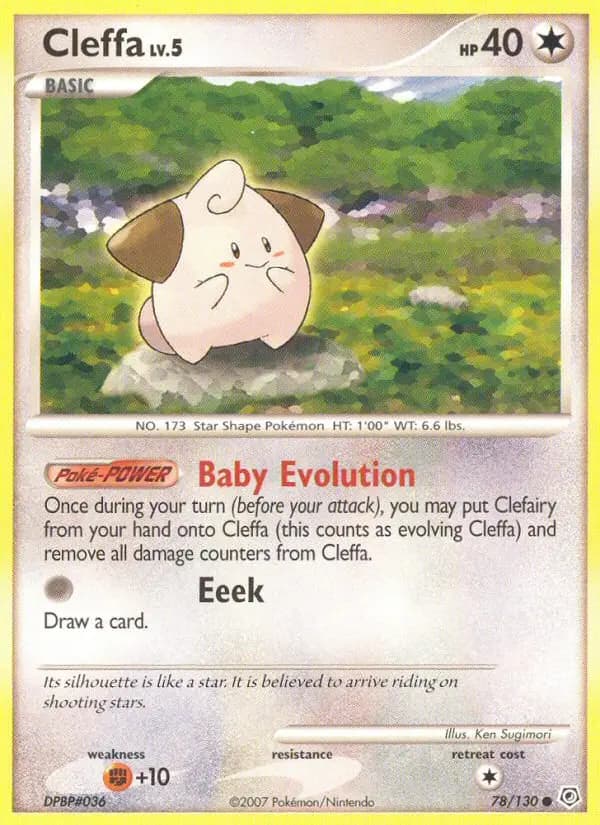 Cleffa — Diamond & Pearl card #78