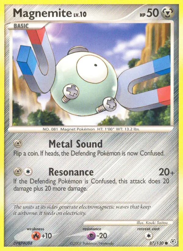 Magnemite — Diamond & Pearl card #87
