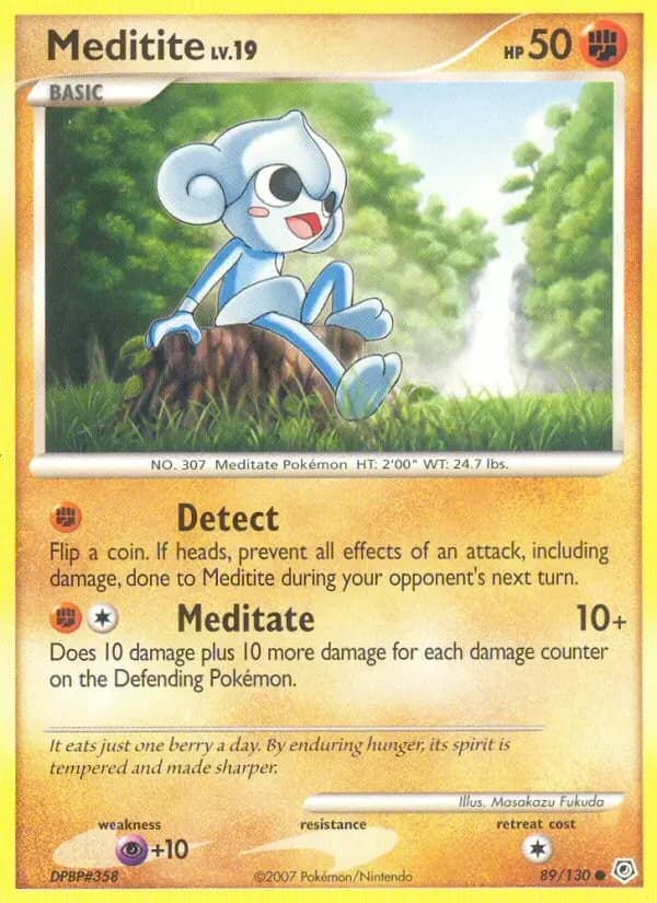 Meditite — Diamond & Pearl card #89