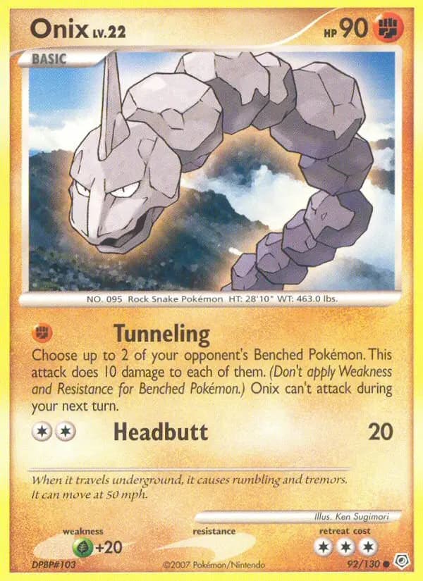 Onix — Diamond & Pearl card #92