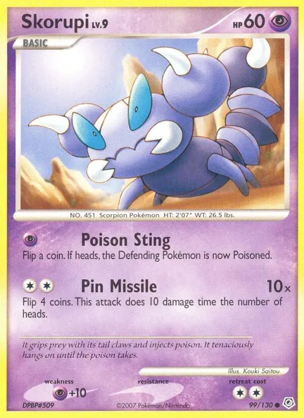 Skorupi — Diamond & Pearl card #99