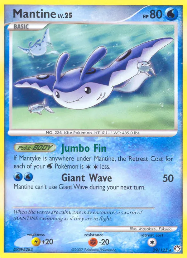 Mantine — Mysterious Treasures card #29