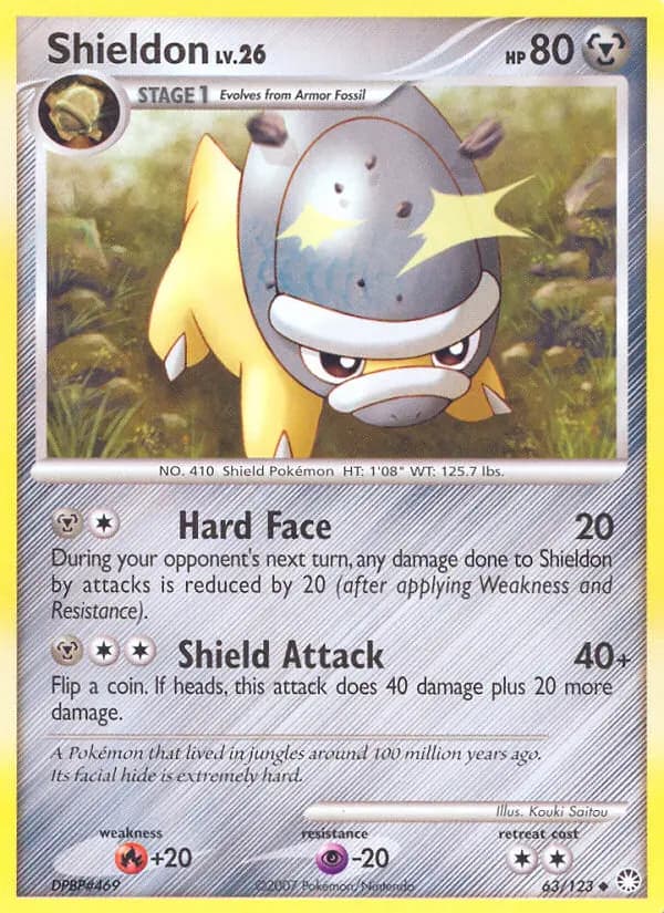 Shieldon — Mysterious Treasures card #63