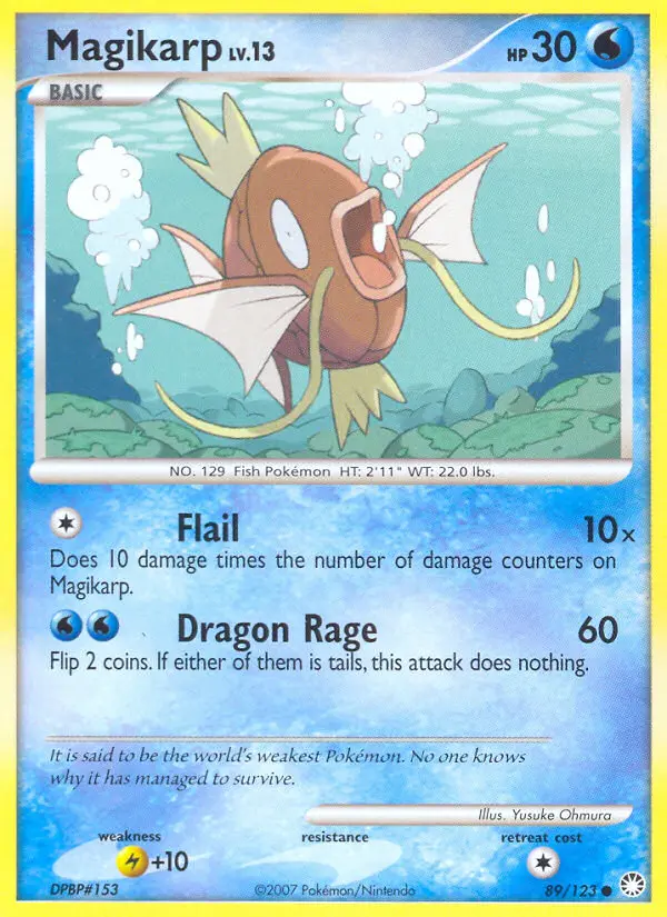 Magikarp — Mysterious Treasures card #89