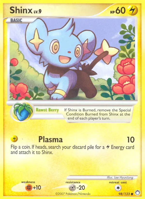 Shinx — Mysterious Treasures card #98