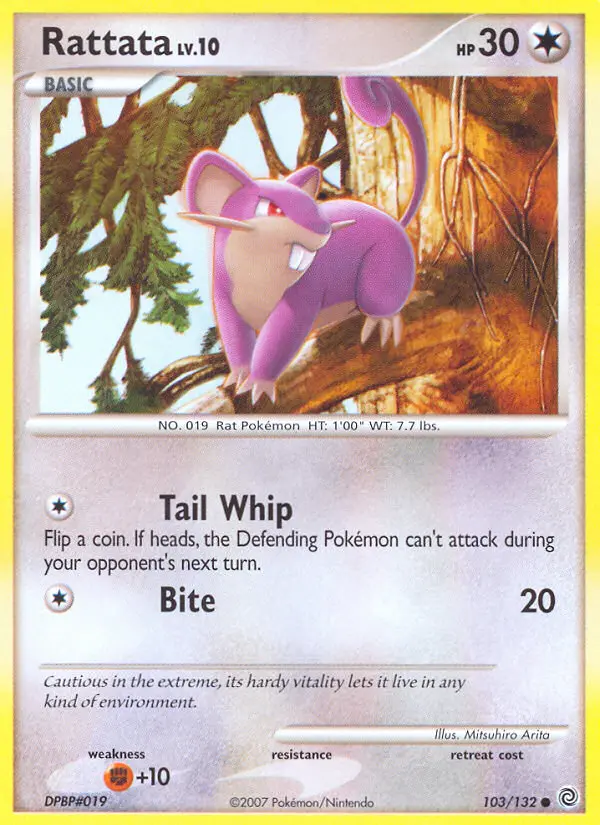 Rattata — Secret Wonders card #103