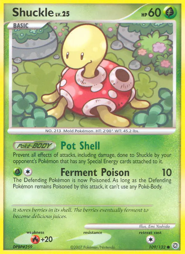 Shuckle — Secret Wonders card #109