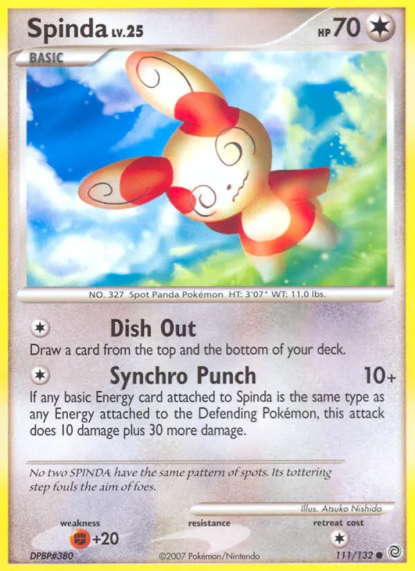 Spinda — Secret Wonders card #111