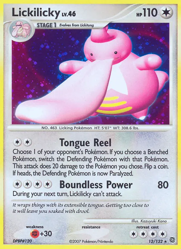 Lickilicky — Secret Wonders card #12