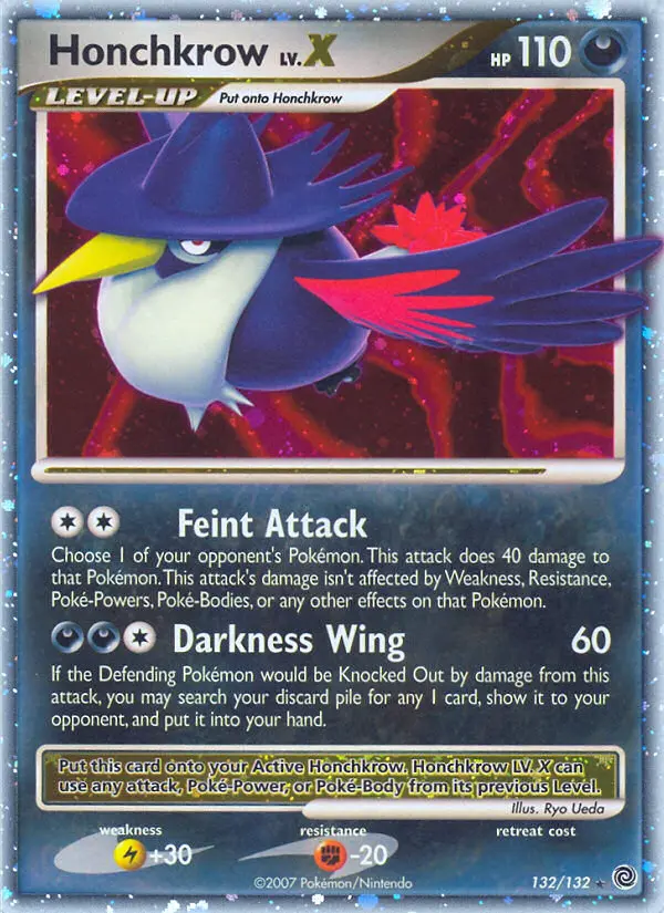 Honchkrow — Secret Wonders card #132