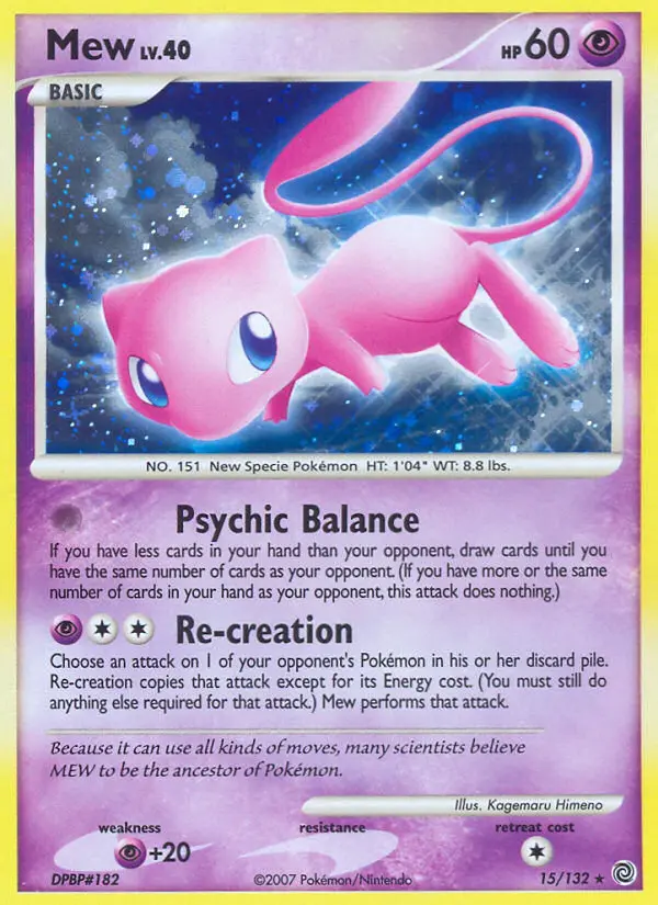 Mew — Secret Wonders card #15