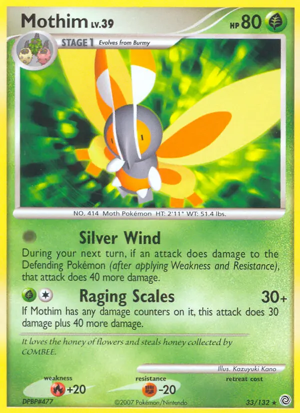 Mothim — Secret Wonders card #33