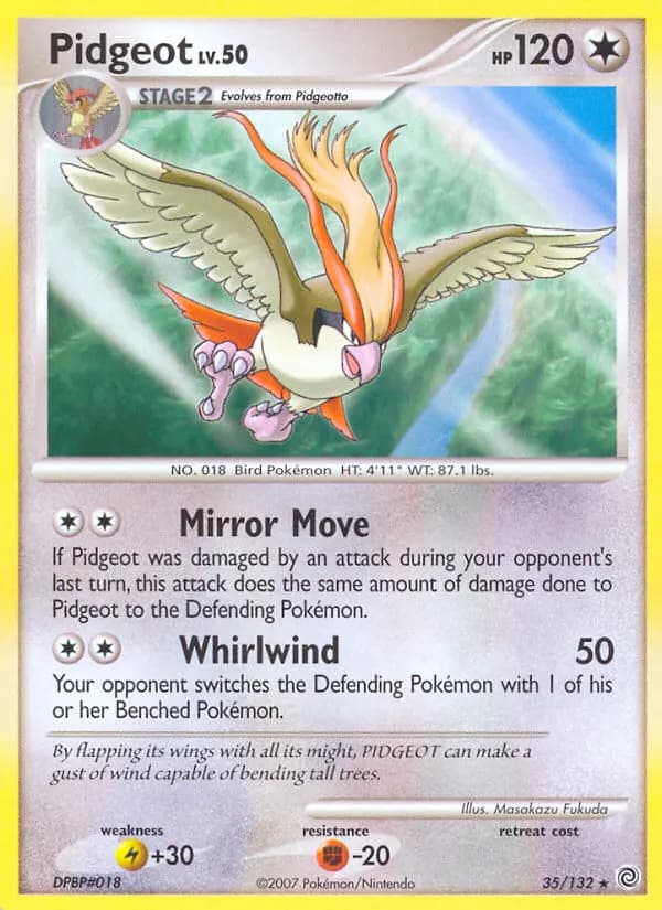 Pidgeot — Secret Wonders card #35