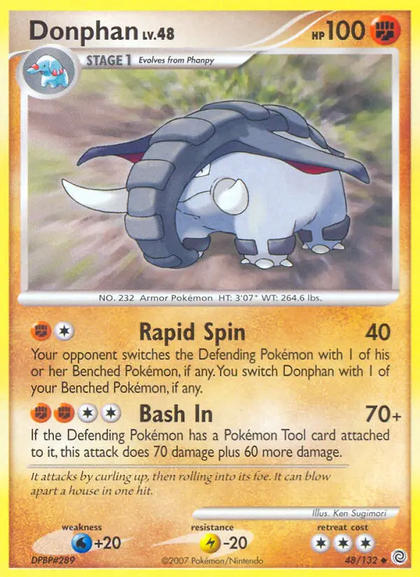 Donphan — Secret Wonders card #48
