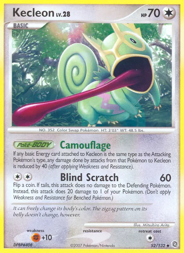 Kecleon — Secret Wonders card #52