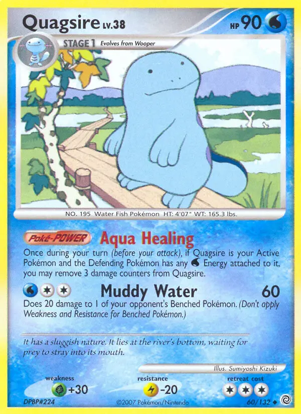 Quagsire — Secret Wonders card #60