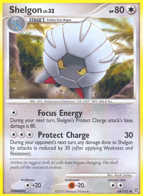 Shelgon — Secret Wonders card #64