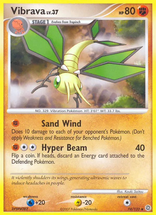 Vibrava — Secret Wonders card #74